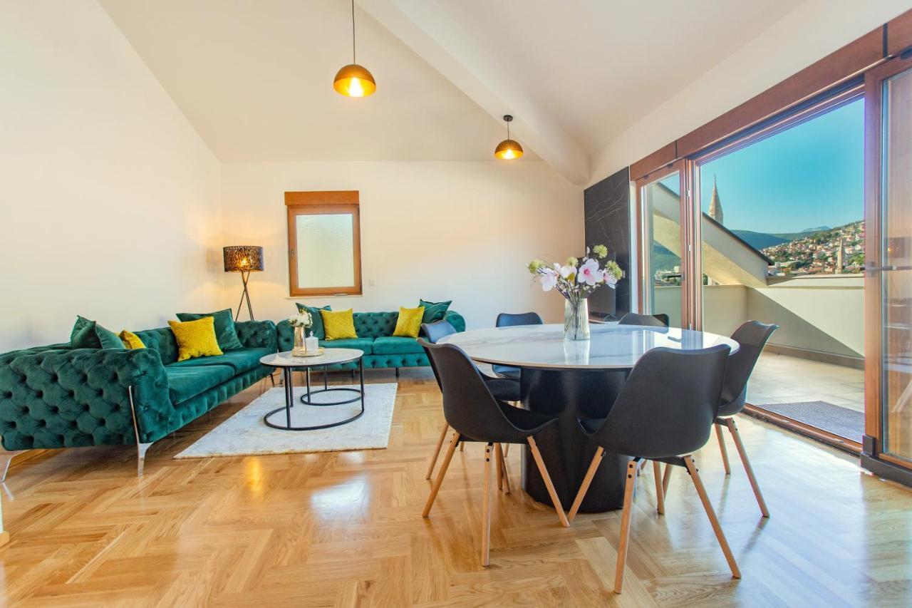 Sky Penthouse Old Bridge With Sauna And Jacuzzi Mostar Exteriér fotografie